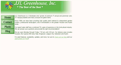 Desktop Screenshot of jjlgreenhouses.com